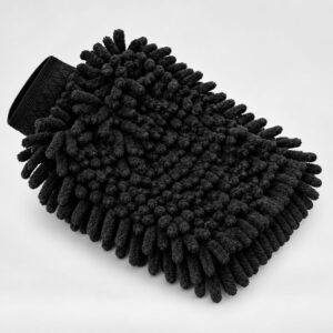 DW Rasta Washmitt – Microvezel Washandschoen voor Auto – Zwart