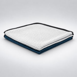Brilliant 2 pack 400 gsm Glass Towel Bright silver & Vivid Grey